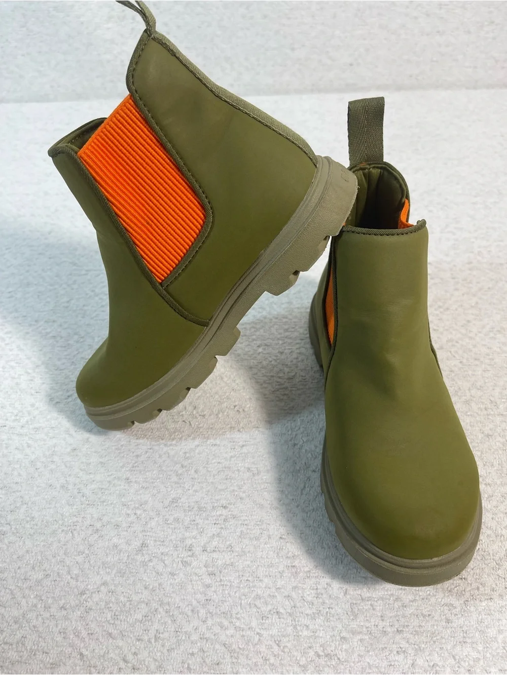Native Kensington Treklite Chelsea Boot Slip On Kids US J1 UK13 EU32.5 Green#529
